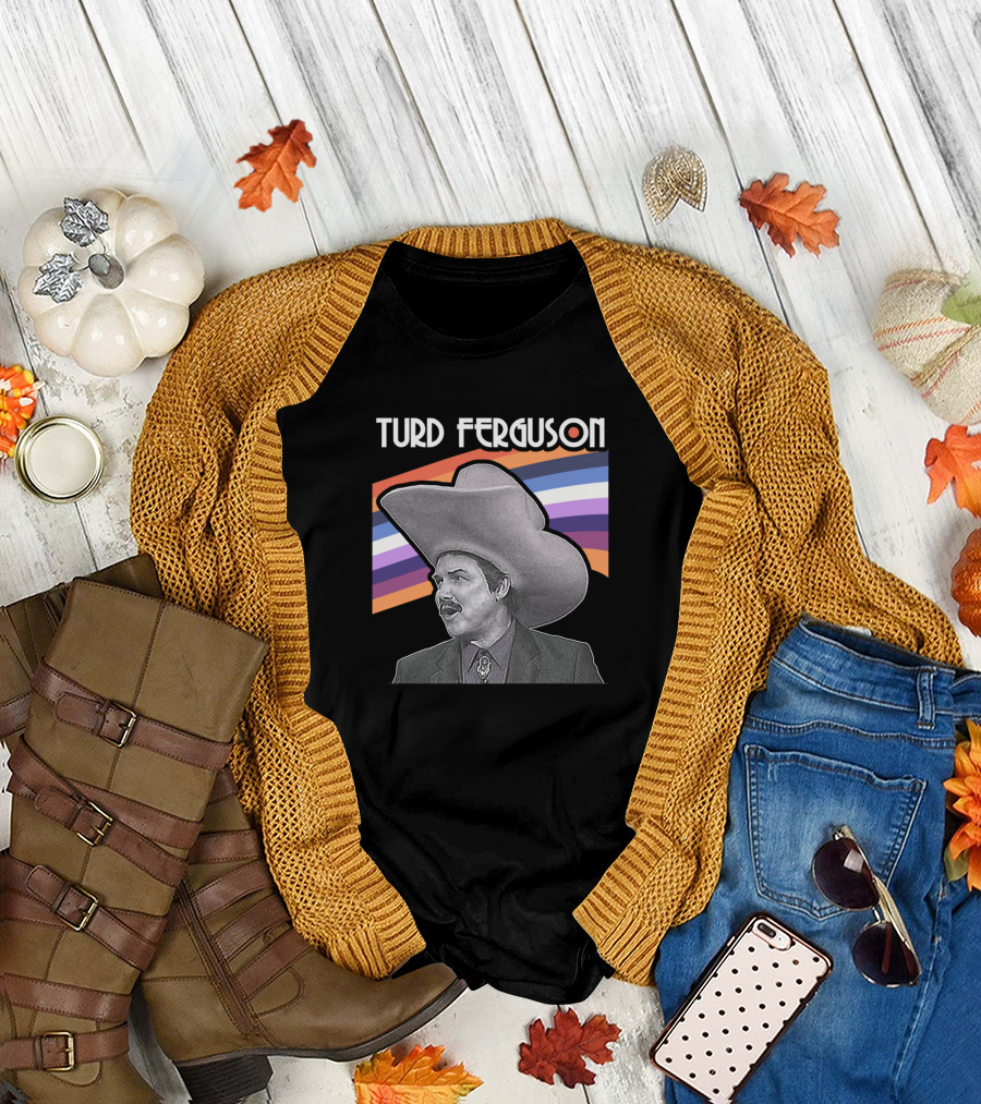 Turd Ferguson Celebrity Jeopardy Retro SNL Big Hat Sketch T-Shirt