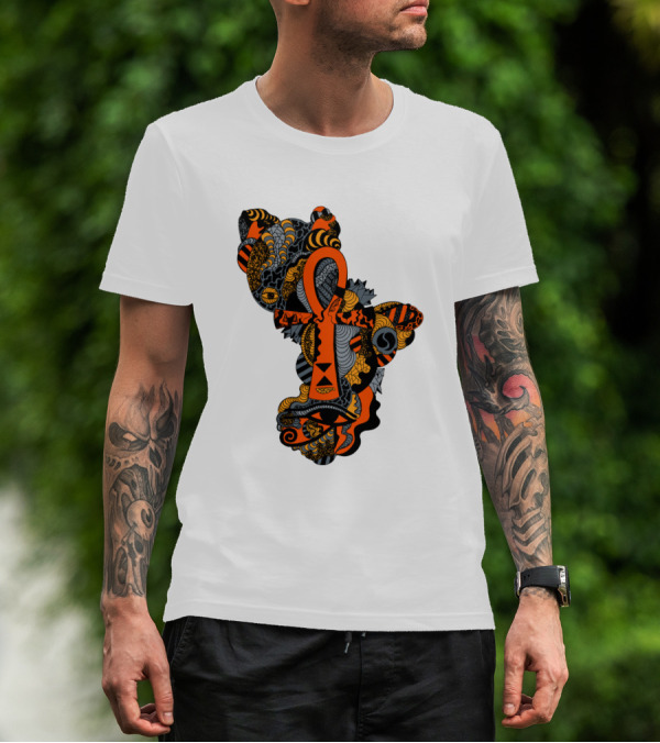 Orangrey Horus Ankh Intricate Symbolic T-Shirt