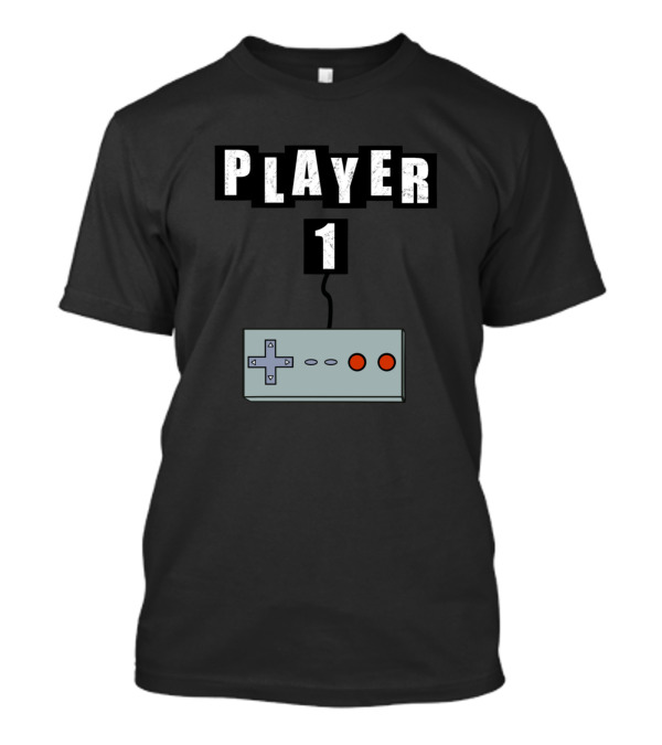 Player 1 Retro Gaming Control Classic Gamepad T-Shirt