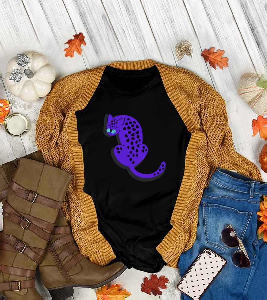 Purple Leopard T-Shirt
