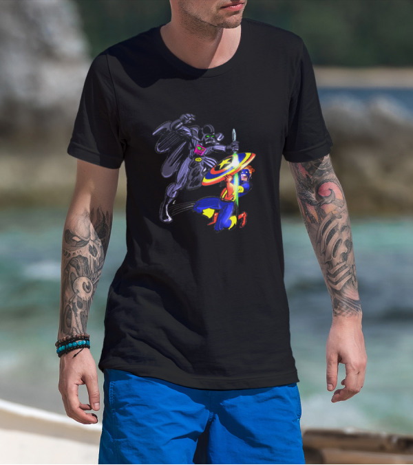 Revenger Warz Darth Mouse Battle Captain Mouse America T-Shirt