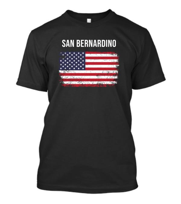 San Bernardino American Flag T-Shirt