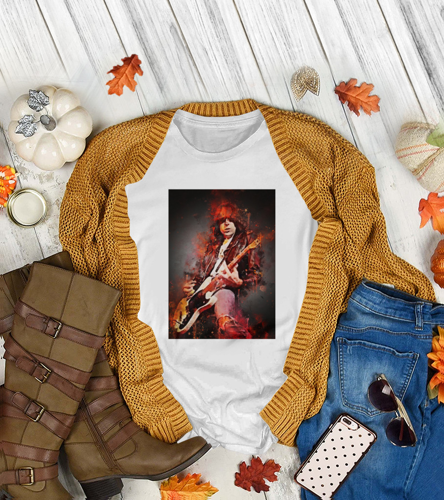 Johnny Ramone Electric Guitar Burst T-Shirt
