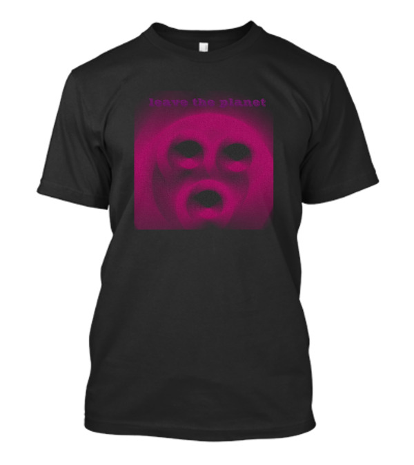 Leave The Planet Hypnotic Pink Faces T-Shirt