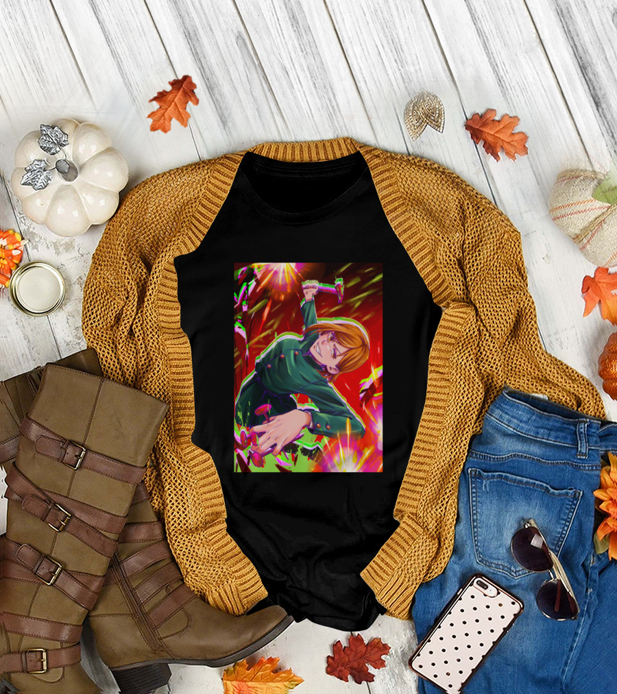 Kugisaki Nobara Jujutsu Kaisen Dynamic Action Pose T-Shirt