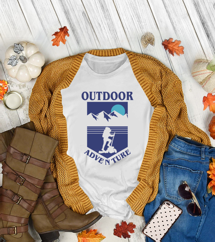 OUTDOOR ADVENTURE PB Mountains Night Hiker T-Shirt