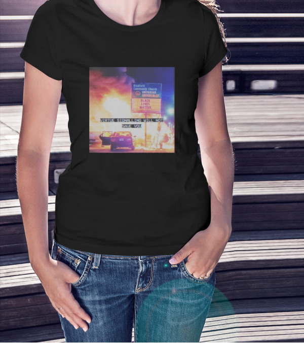 Virtue Signalling Will Not Save You Black Lives Matter Bradford Community Church Unitarian Universalist T-Shirt
