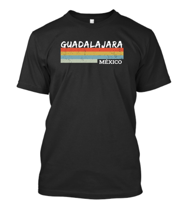 Guadalajara Vintage Stripes México T-Shirt