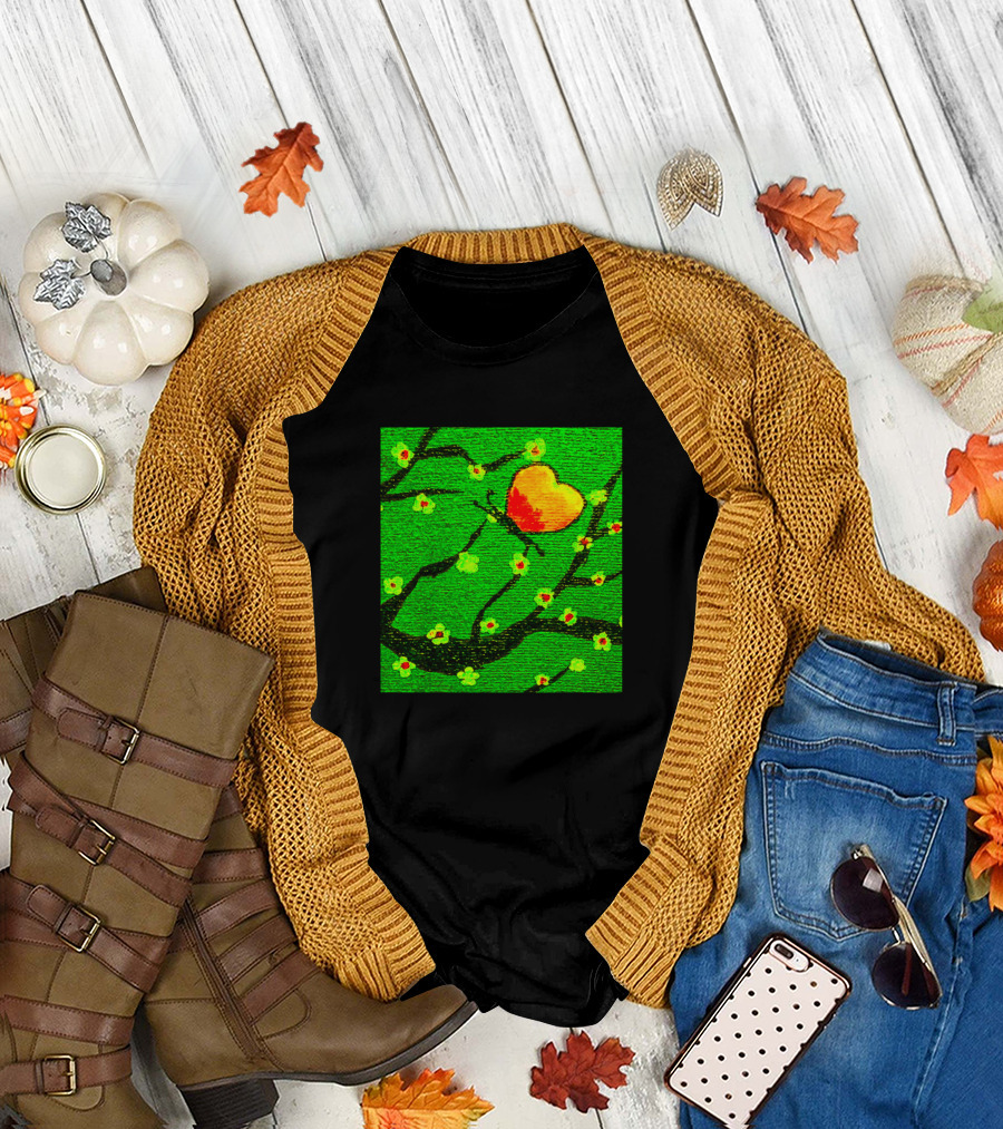 Love Tree Heart Blossom Branches T-Shirt