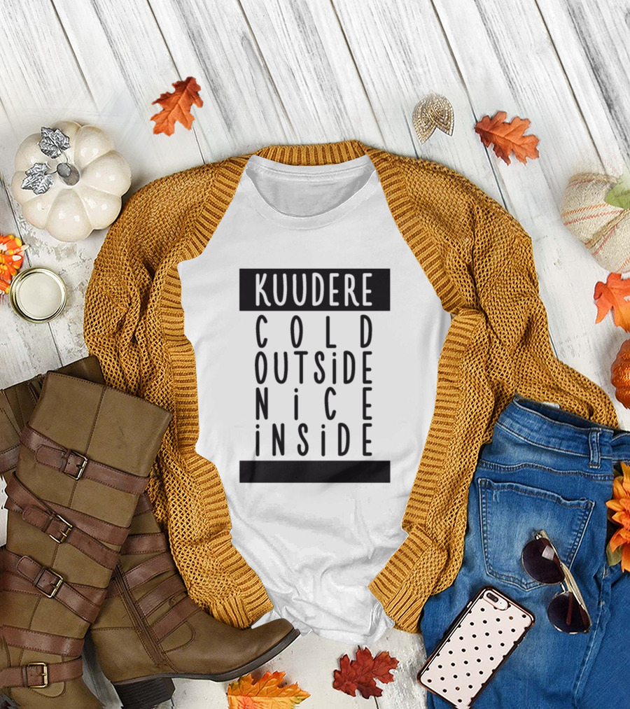 Kuudere Cold Outside Nice Inside Manga T-Shirt