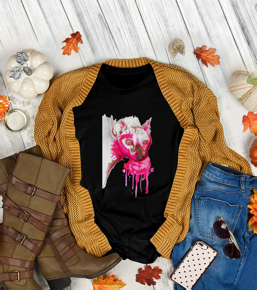 Be Mine Pink Painted Animal T-Shirt