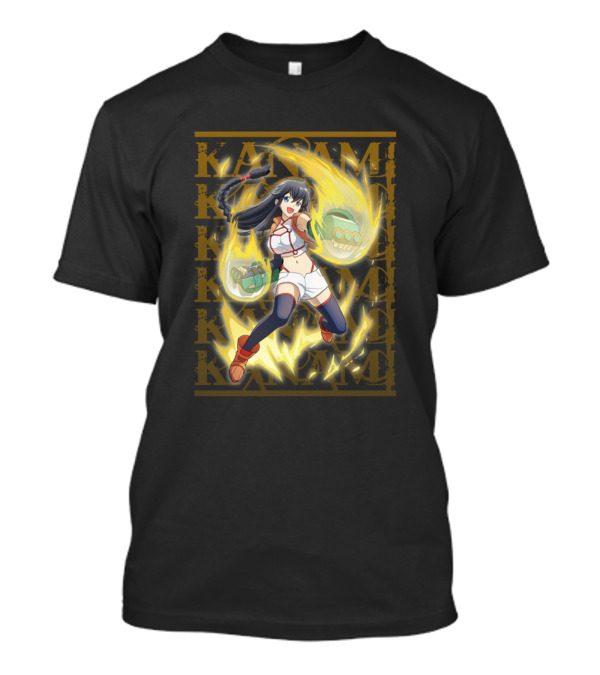 Log Horizon Anime Kanami Character With Energetic Visuals T-Shirt