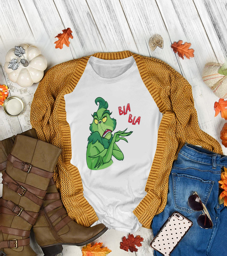 Bla Bla Christmas Day No Grinch T-Shirt