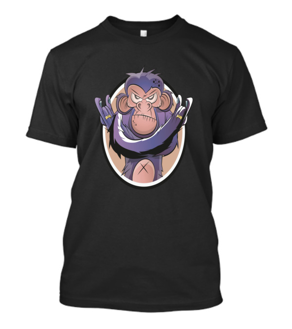Cool Monkey Hip Hop Urban Attitude T-Shirt