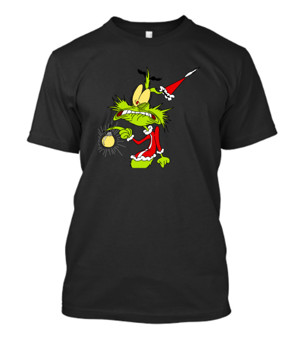 Grinch Christmas Bomb Humor T-Shirt