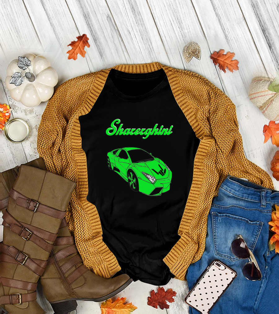 Shazerghini Green Car T-Shirt