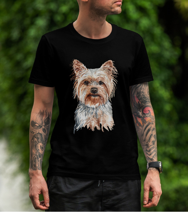 Yorkshire Terrier Yorkie Dog Portrait 01 T-Shirt