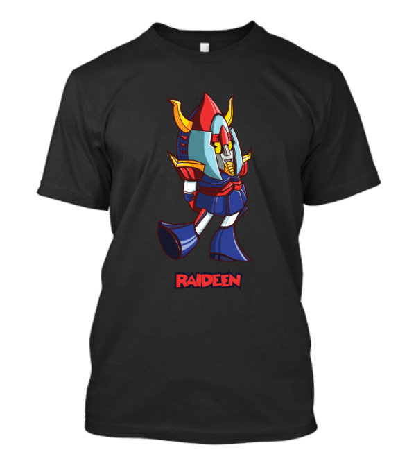 Brave Raideen Cartoon Robot T-Shirt