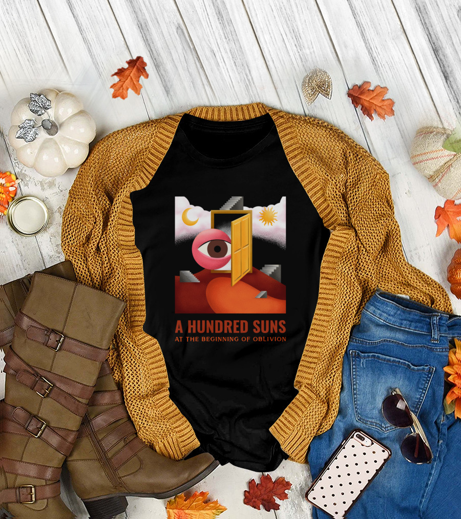 A Hundred Suns At The Beginning Of Oblivion Surreal Eye Doorway T-Shirt