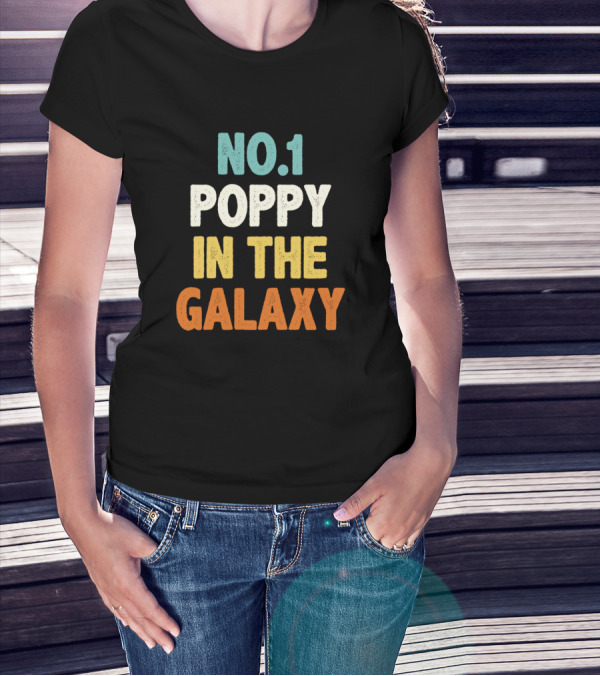 NO.1 Poppy In The Galaxy T-Shirt