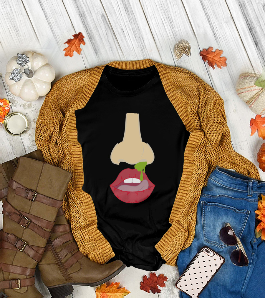 Lick Your Booger Nose and Mouth T-Shirt