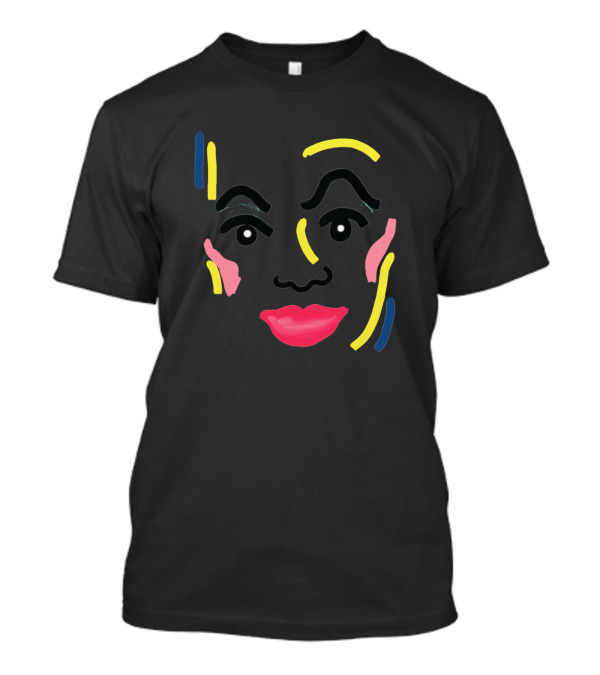 In Your Face Abstract Colorful Expression T-Shirt