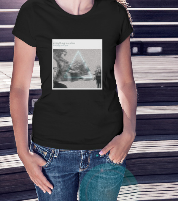Everything In Colour Leaving With You Geometric Triangle Visions T-Shirt