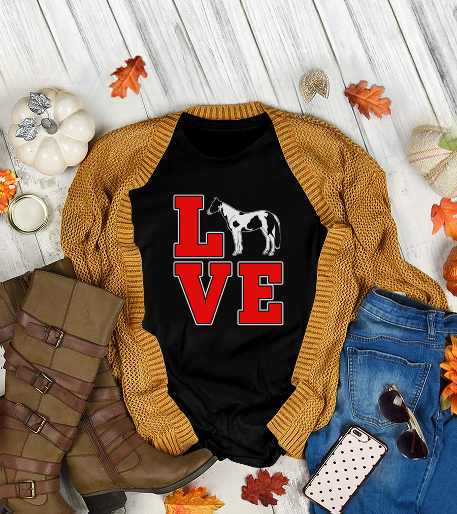 Love Paint Horse Pets T-Shirt