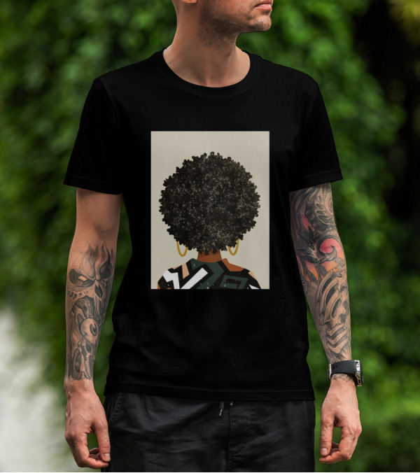 Black Art Matters Afro Woman T-Shirt