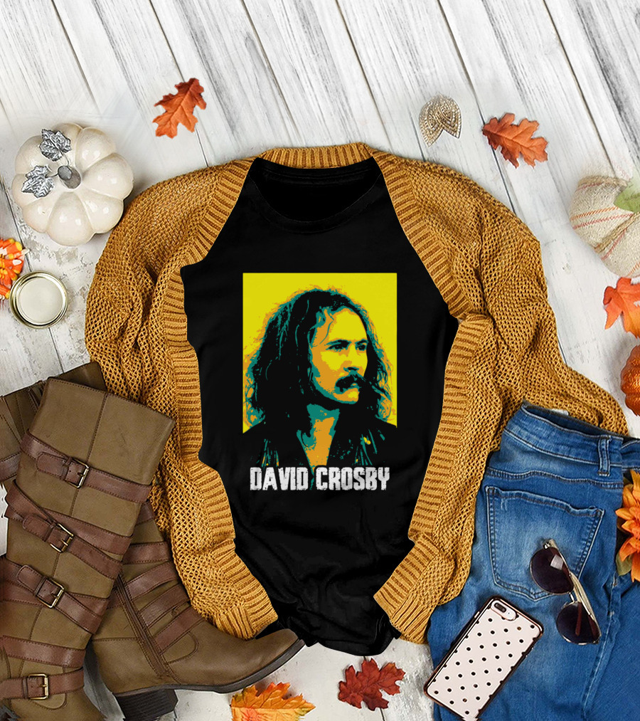 David Crosby David Van Cortlandt Crosby An America T-Shirt