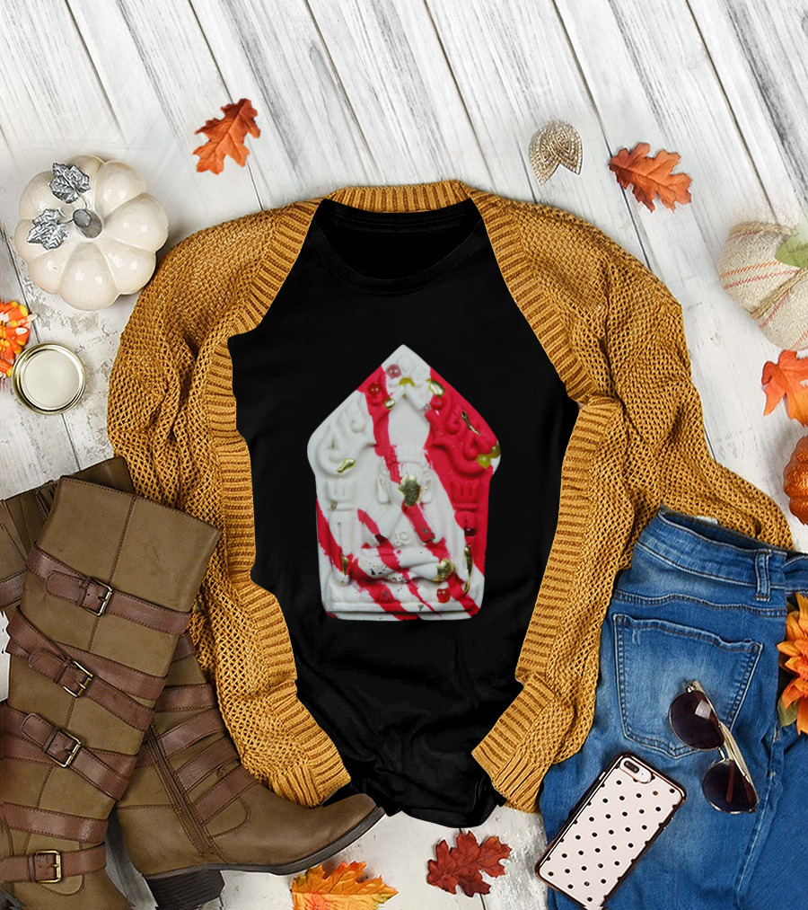 Amulet White Red Gold Spiritual T-Shirt