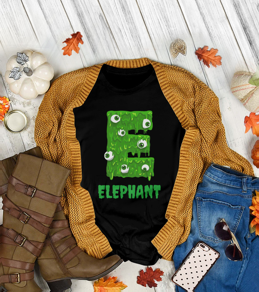 E Elephant Goo Monsters T-Shirt