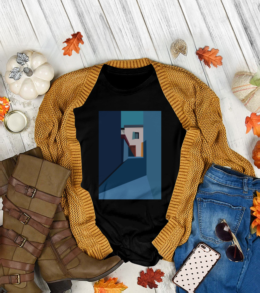 Haus Architectural Abstract Geometric Shapes T-Shirt