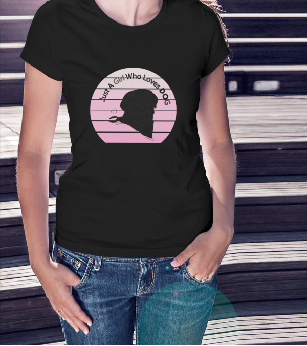 Just A Girl Who Loves Dog Goldendoodle Collection T-Shirt