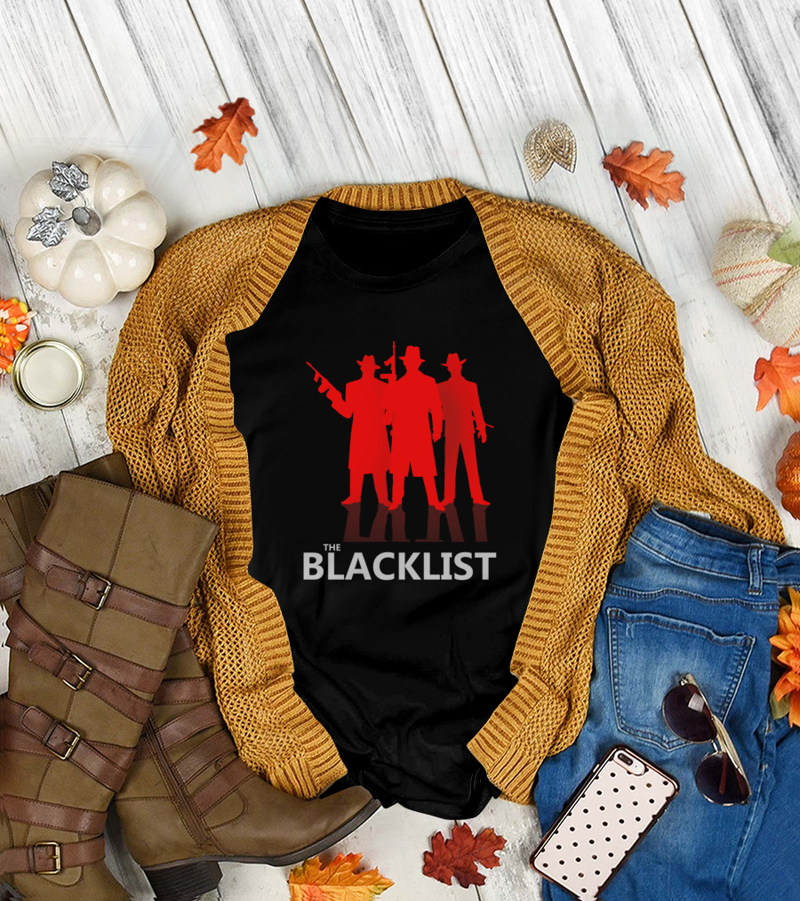 THE BLACKLIST TV SHOW RED SILHOUETTES T-Shirt