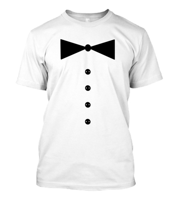Classe Noeud Papillon Boutons Élégance T-Shirt