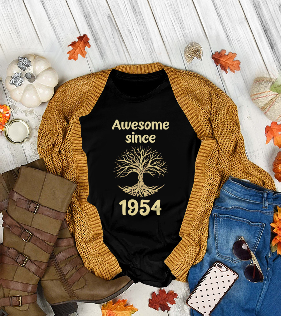 Awesome Since 1954 Tree of Life T-Shirt