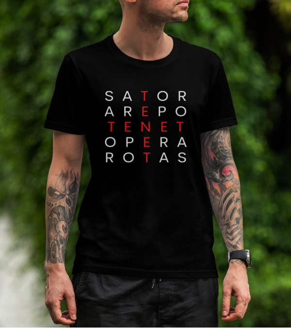 Sator Arepo Tenet Opera Rotas Palindrome Square T-Shirt