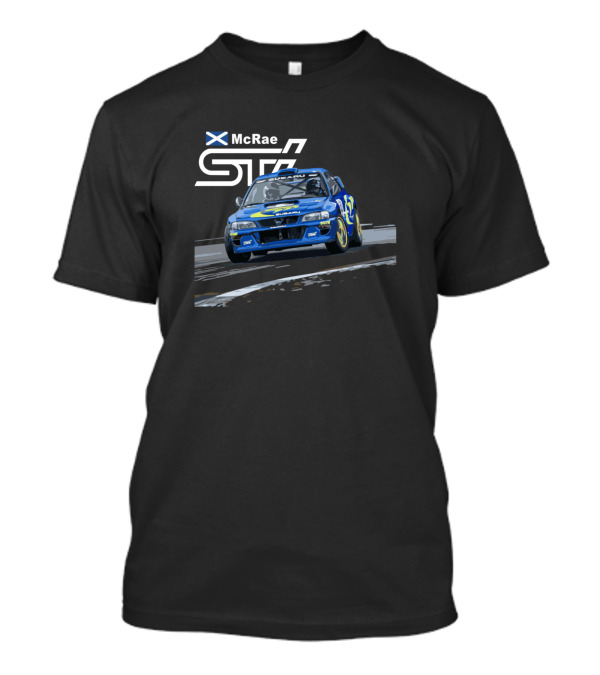 Colin McRae Subaru Impreza STi Rally Car Racing T-Shirt