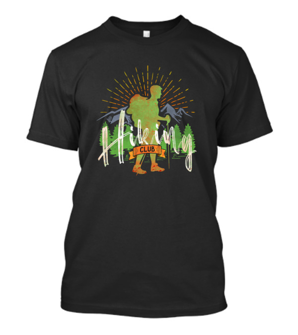 Hiking Club Original Design Backpacker Mountain Adventure T-Shirt