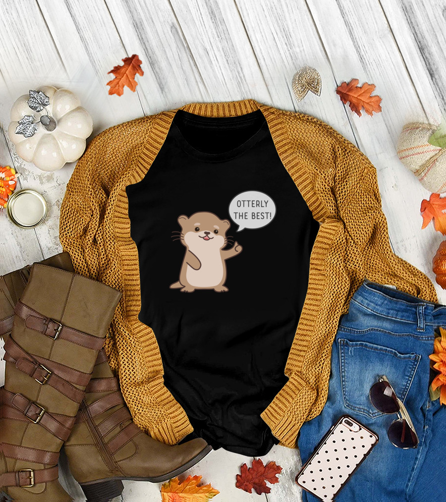 Ottterly The Best Thumbs Up Cute Otter T-Shirt