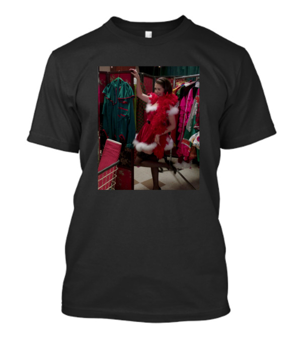 Christmas Annie Edison Teach Me How To Understand Feathers Red Dress Colorful Costumes T-Shirt