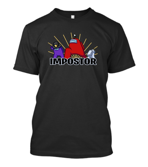Among Us Impostor Crewmates With Hats T-Shirt