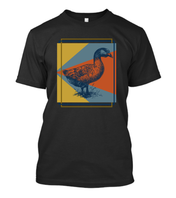 Colorful Goose Pop Art Bird T-Shirt