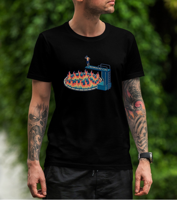 Nowhere To Go Flaming Pit T-Shirt