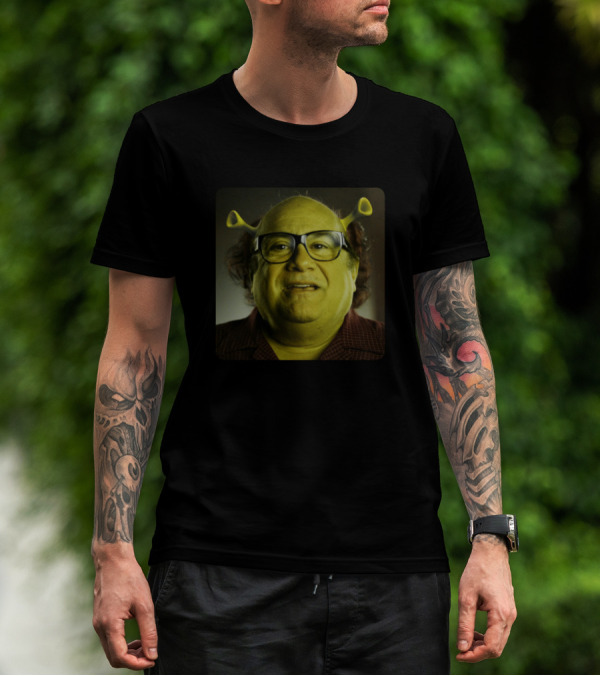 Shrek Devito Meme Mashup Character Fusion T-Shirt