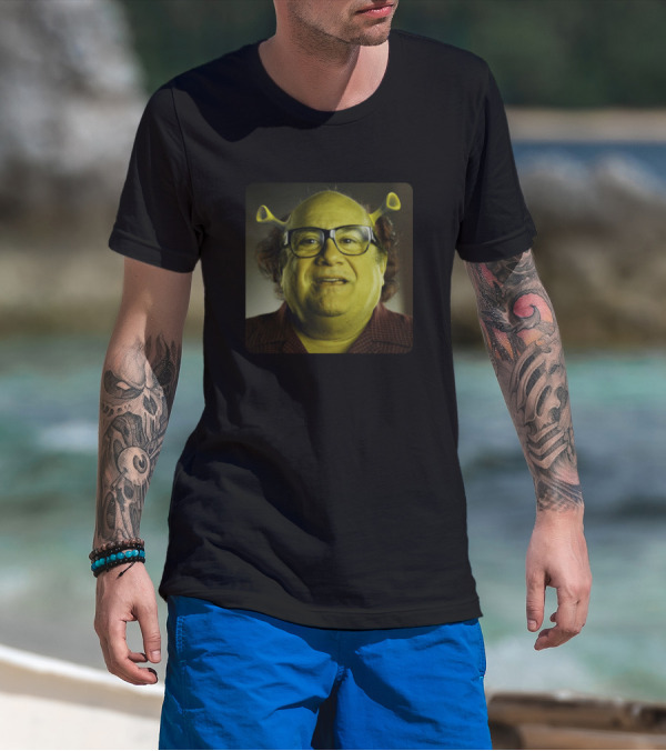 Shrek Devito Meme Mashup Character Fusion T-Shirt
