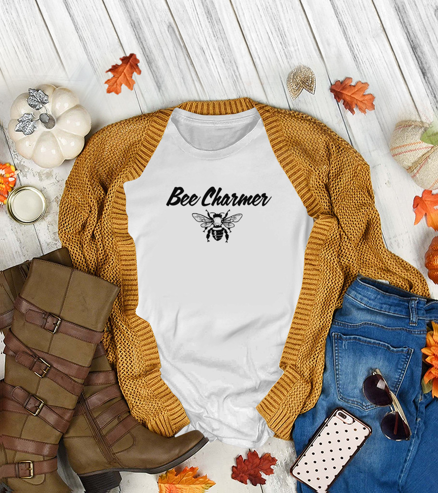 Bee Charmer Beekeeper Hive Apiary Honey T-Shirt
