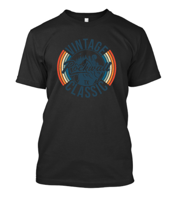 Vintage Classic Rockwall TX Retro Mountain T-Shirt