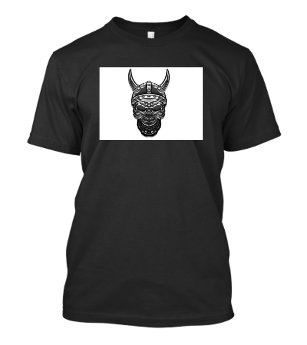 Viking Helmet Skull With Horns T-Shirt
